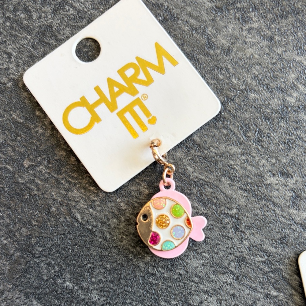NWT - Charm It! Necklace and 3 pc Charm Set - Picture 4 of 5